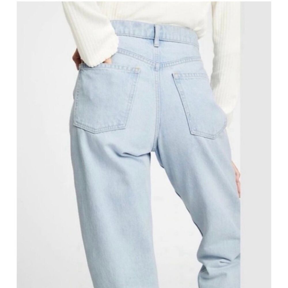 Gap barrel high rise light wash crop jeans size 2p - Picture 2 of 13